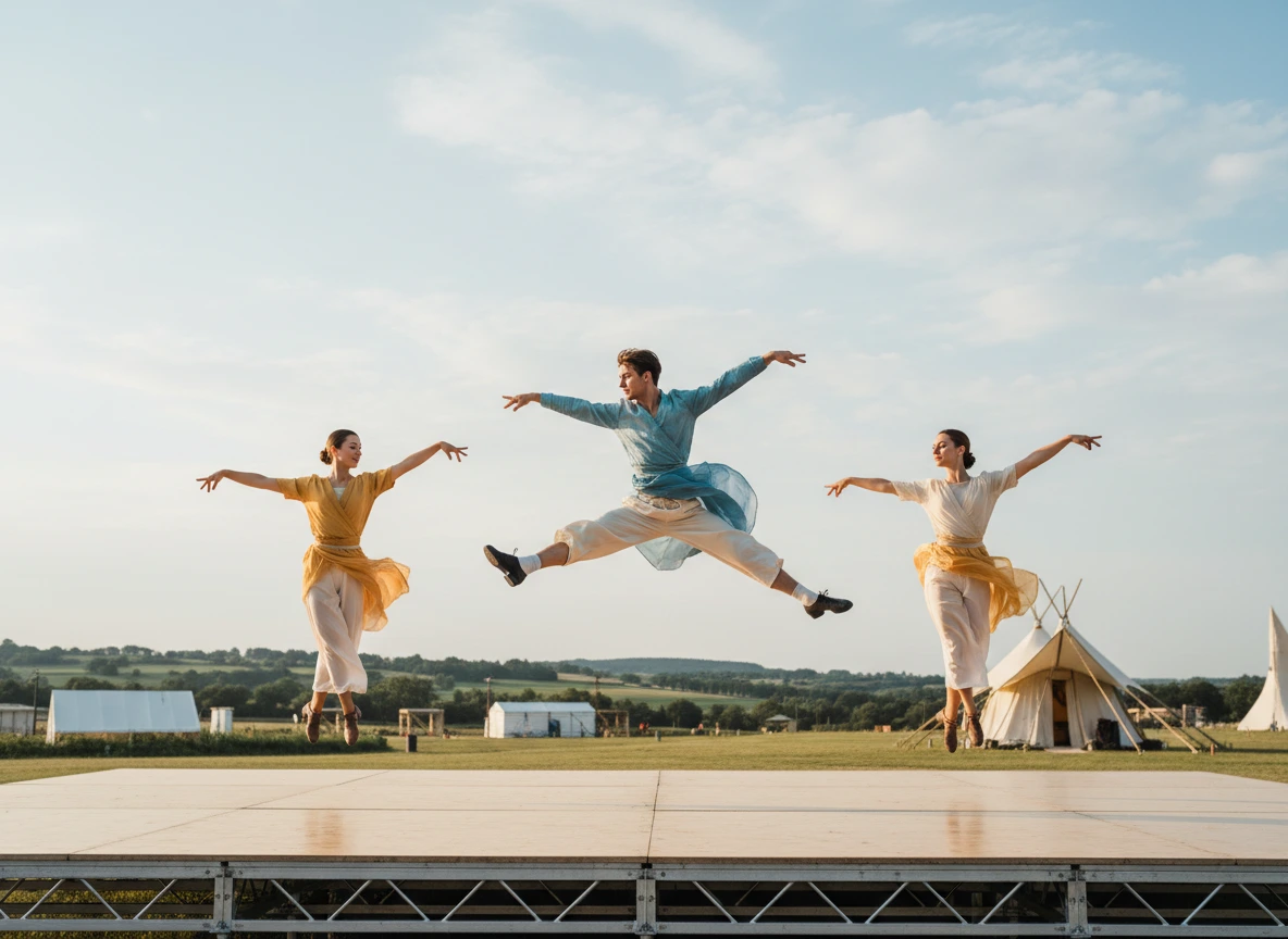 Scène ciel du Flying Tap Fest